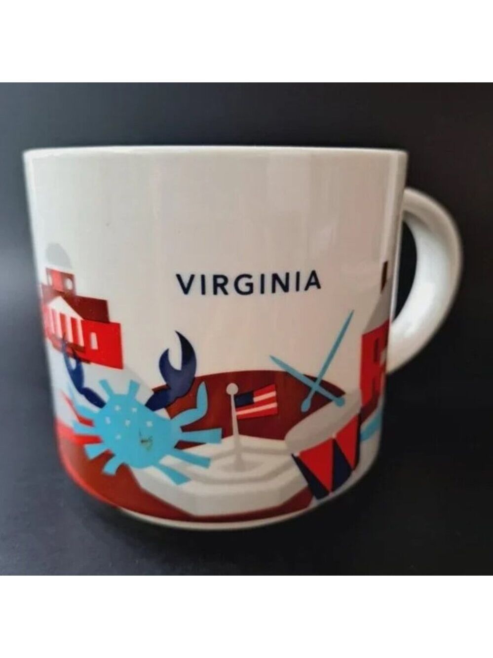 Starbucks you are here collection, Virginia coffee mug 14 oz.  YAH
